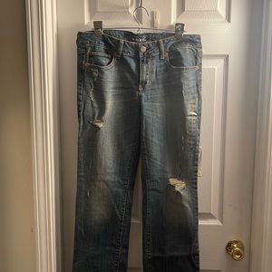 AE Straight leg jeans 12 Tall NWT